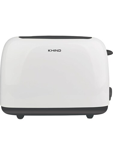 KHIND Bread Toaster - 2 Slice Toaster with 6 Browning Settings, Removable Crumb Tray, Anti-Dust Cover - Sleek Design, 750W Power - Perfect for Breakfast, BT808, 1 Year Warranty