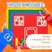 Strictly Briks Classic Baseplates 10" X 10" Brik Tower 100% Compatible with All Major Brands , Building Bricks For Towers , 4 Blue, Green, Red &amp; Yellow Stackable Base Plates &amp; 30 Stackers