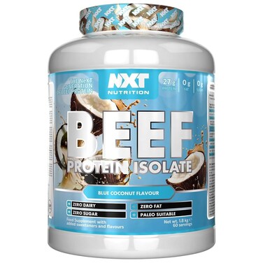 NXT Nutrition Beef Isolate, Blue Coconut, 4 LB