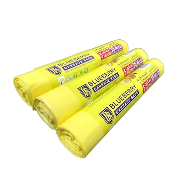 3 Roll Of Garbage Bag (Size 46x52cm, 5 Gallons, 30pcs Per Roll) For Home, Office, Bathroom