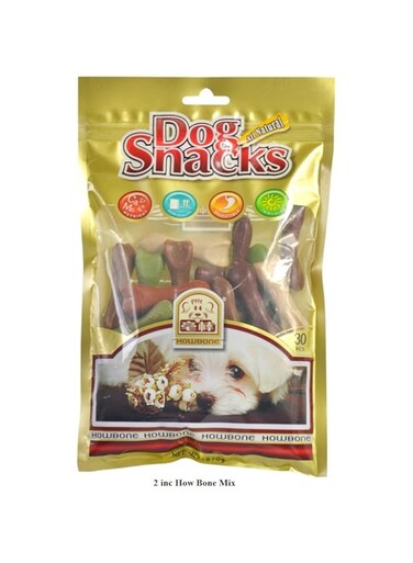 Howbone Dog Snack - Small Bone Mix Flavour 30pcs/pack (270g)