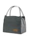 BenQuand Insulated Lunch Bag for Women Men Kids/Portable Picnic Ice Pack Thermal Pack/Lunch Bag (Gray A)
