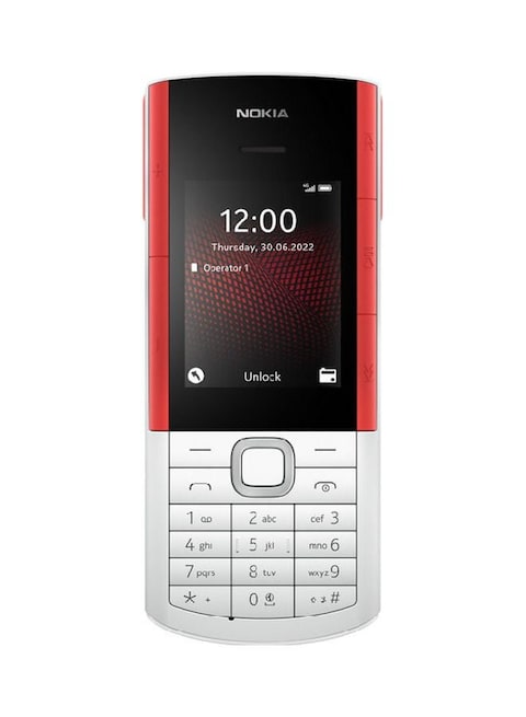 5710 XA Dual SIM White/Red 48MB RAM 128MB 4G -Middle East Version