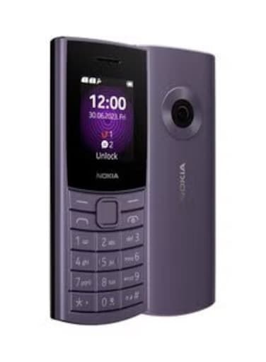 Nokia 110 Dual SIM Arctic Purple 48MB RAM 128MB 4G - Middle East Version