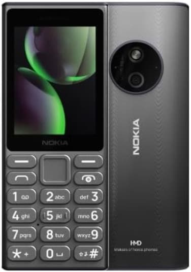 Nokia 125 Dual SIM, 128MB RAM, 64MB Storage, 4G, Titanium