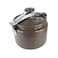 11 Litre Aluminium Pressure Cooker with Glass Lid, Heavy Duty, Induction &amp; Gas Compatible
