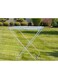 Extendable Clothes Drying Stand &ndash; Anti-Slip Feet Sturdy &amp; Stable Clothes Drying Rack, Space-Saving Drying Rack with 20M Drying Area, White Iron Frame, No Assembly Needed, Indoor/Outdoor Use