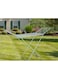 Extendable Clothes Drying Stand &ndash; Anti-Slip Feet Sturdy &amp; Stable Clothes Drying Rack, Space-Saving Drying Rack with 20M Drying Area, White Iron Frame, No Assembly Needed, Indoor/Outdoor Use