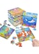 12 Pack Ocean Animal Preschool Puzzles,Toddlers Toys 1-3, Learning Baby Games, Wooden Puzzles Preschool Toys Gifts,Classroom, Party Favors, Goodie Bags Fillers, Birthday Day Gifts and Prize