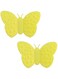 Fissman Silicone Butterfly Shaped Pot Holder Magnet Anti-Scald Device Set of 2pcs, Pot Clips, Hot Pot Holder for Home Kitchen Tool Gadget, with Upgraded Magnet as Fridge Magnets Use (Yellow)