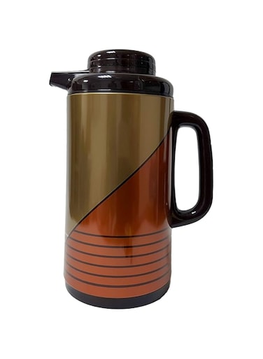 Peacock 1.0L Handy Jugs Vacuum Flask Brown -CIT-100