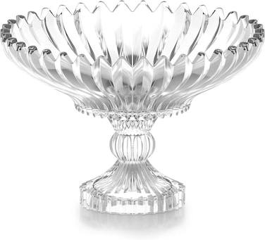 Glass Fruit Bowl - 30cm - Decorative Fruit Bowl for Table Countertop, Fruit and Vegetable Holder, Counter, Pedestal Bowl For Table Countertop, For Home Decoration