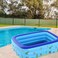 Inflatable Pool Large Family Pool, 82Inx59Inx23In, Paddling Pool for Children, Inflatable Swimming Pools