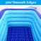 Inflatable Pool Large Family Pool, 82Inx59Inx23In, Paddling Pool for Children, Inflatable Swimming Pools