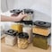 مجموعة تخزين حاويات الحبوب، 5 قطع من حاويات تخزين الطعام والأرز وحاوية طعام محكمة الغلق، وتنظيم مخزن المطبخ والثلاجة