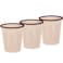 Kitchen Trash Can, Waste Basket Trash Bin Round Shape, Ideal Garbage Trash Can for Home &amp; Office Waste - Pack of 3 - Multicolor