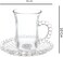 Turkish Tea Glass &amp; Saucer Set - Design - Set of 6, 120 ml - Dishwasher-Safe Turkish Tea Glasses - Transparent, coffee Mug Perfect for Cappuccino