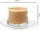 Coffee Cups with Saucers Set of 6-160ml - Ceramic Espresso Cappuccino Cups Set, Tea Mugs and Saucer