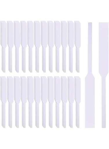 100pcs Perfume Test Strips Disposable White Perfume Blotter Essential Oils Paper Test Strips for Aromatherapy Testing Fragrances Scents