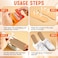 BananaHome Heated Soles, Air-Activated Foot Warmers for Men Women, Up to 12 Hours of Heat 36-39（women）1 Pairs