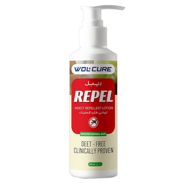 Wolcure Repel DEET Free Natural Insect Repellent Lotion 100ml