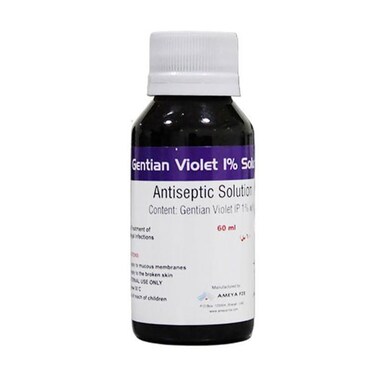 AMEYA GENTIAN VIOLET 1% ANTISEPTIC SOLUTION 60ML