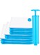SOBEE Vacuum Storage Bags,11Pack Vacuum Compression Storage Bags with Hand Pump,Reusable Vacuum Sealer Bags for clothes, blankets, bedding, pillows and Duvet (11)