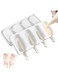 1pcs Silicone Ice Cream Molds, Ice lolly Moulds, Freezer Ice Cream Molds with Popsicle Sticks, BPA Free Ice Cream Moulds, Reusable Ice Pop Moul