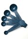 Measuring Spoon Set 5pcs Nylon Blue Color 13X4.3X3 Cm