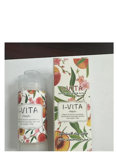 I-Vita Vitamin Shower Filter Peach 150Gm