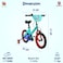 Mogoo - Cocomelon Play Kids Magnesium Bike - 12 Inch - Blue