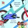 Mogoo - Cocomelon Play Kids Magnesium Bike - 14 Inch - Blue