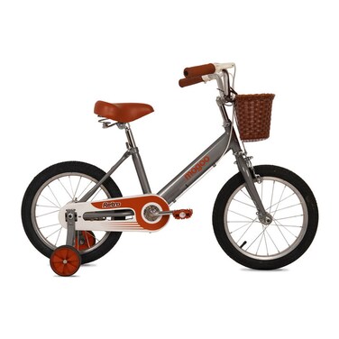 Mogoo - Retro Kids Bike - 12 Inch - Grey