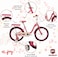 Mogoo - Joy Girls Bike 16 inch - Dark Pink
