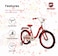 Mogoo - Joy Girls Bike 16 inch - Dark Pink