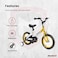 Mogoo - Spark Kids Magnesium Bike - 14 -Inch - Yellow