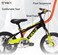 Vaux - Cruz Kids Bike 16 Inch - Yellow