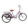 Mogoo Hauler Single Speed Adult Tricycle - 24 inch - Purple