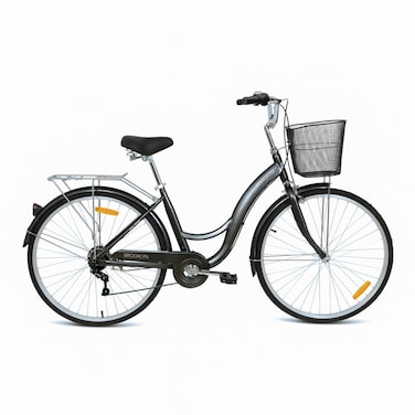 Mogoo - Brooklyn 24" 6 Speed City Bike - Grey