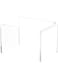 Clear Acrylic Rectangular Display Riser, 2" H X 3" W X 2" D (1/8" Thick) (6 Pack)