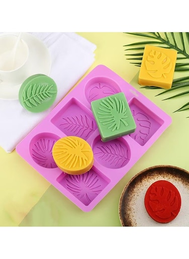 Cavity Round and Square Silicone Soap Mould Is Used to Make Soap Table Silicone Mold for 3d Molds for Soaps Bath Bomb Mould Making Kit