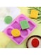 Cavity Round and Square Silicone Soap Mould Is Used to Make Soap Table Silicone Mold for 3d Molds for Soaps Bath Bomb Mould Making Kit