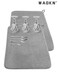 Large Dish Drying Mat for Kitchen Counter, 2 Pcs Absorbent Dish Drainer Mat, Super Absorbent Dish Drying Pads, for Countertops, sinks, draining racks(Gray)