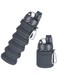 NALACAL Water Bottle Collapsible, Foldable Silicone Sports Water Cup Drink Bottle 500ml BPA-free Leak-proof Water Bottle for Gym Yoga Fitness Camping Grey