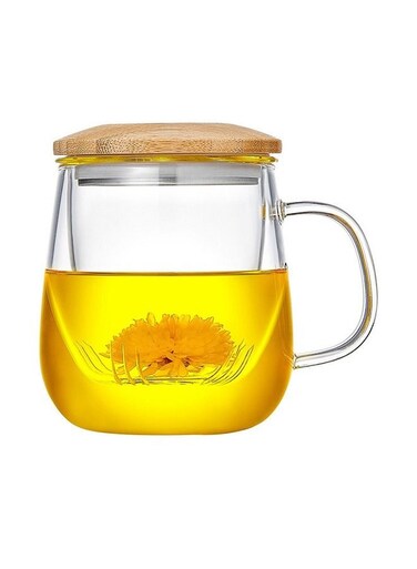 Tea Cup With Infuser Lid With Handle Tea Pots 470ML