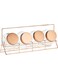 Harmony table top 4pcs glass spice jar set 210ml