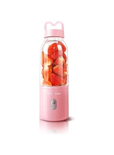 Ndream Portable Blender, E610 Series Plug In Personal Blender with Travel Lid, Single Serve, Multifunctional Lightweight Blender for Shakes and Smoothies, FDA BPA Free(Pink)