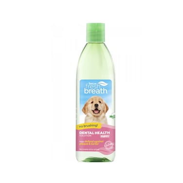 TropiClean Fresh Breath Dental Health Solutions for Puppies, 8oz
