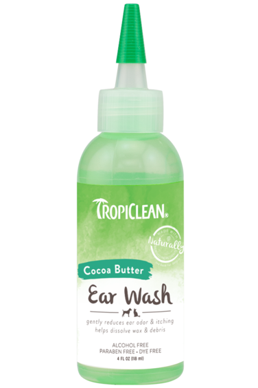 TropiClean Alcohol Free Ear Wash for Pets, 4oz