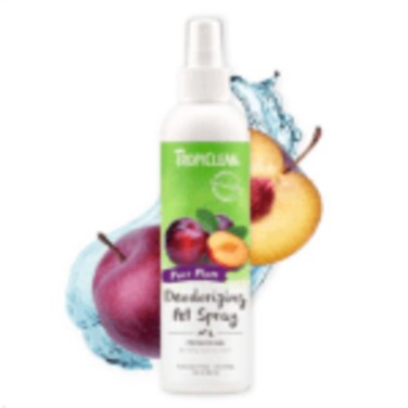 TropiClean Pure Plum Deodorizing Spray for Pets, 8oz